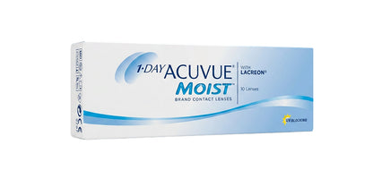 Johnson & Johnson Acuvue® Moist Daily Spherical Clear Contact Lenses - 10 Lenses/Pack