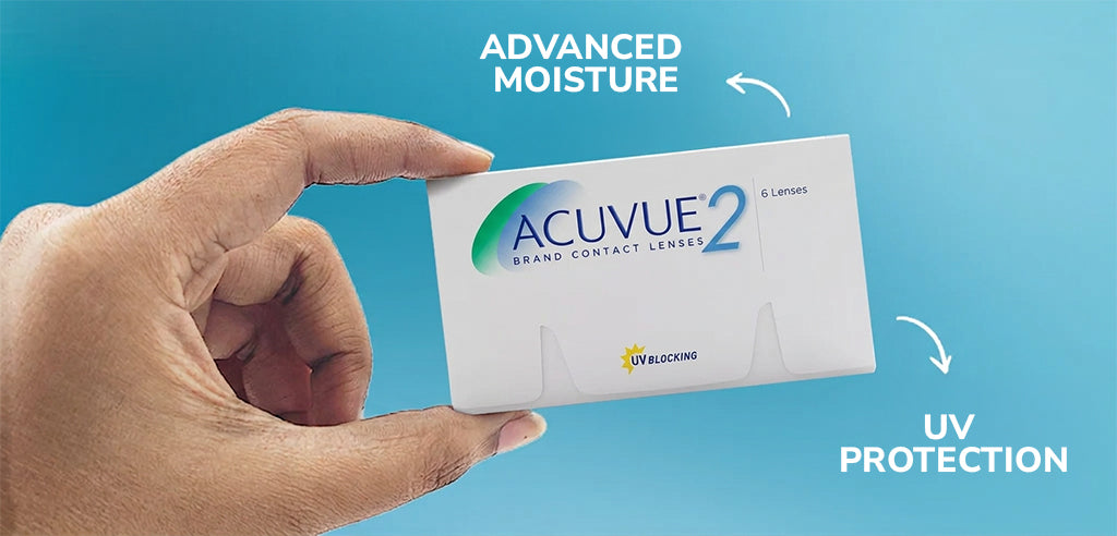 Johnson & Johnson Acuvue® 2 Bi-weekly Spherical Clear Base Curve 8.30 Contact Lenses - 6 Lenses/Pack