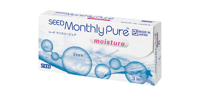 Seed Monthly Clear Spherical Contact Lens - 3 Lenses/Box
