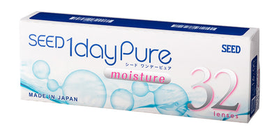 Seed Daily Clear Spherical Contact Lens - 32 Lenses/Box