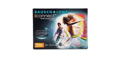 iconnect Monthly Spherical Power Contact Lenses - 3 Lens Pack