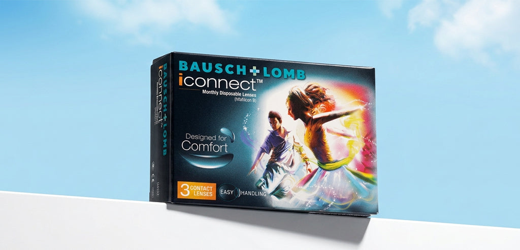 iconnect Monthly Spherical Power Contact Lenses - 3 Lens Pack