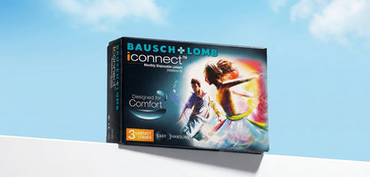 iconnect Monthly Spherical Power Contact Lenses - 3 Lens Pack