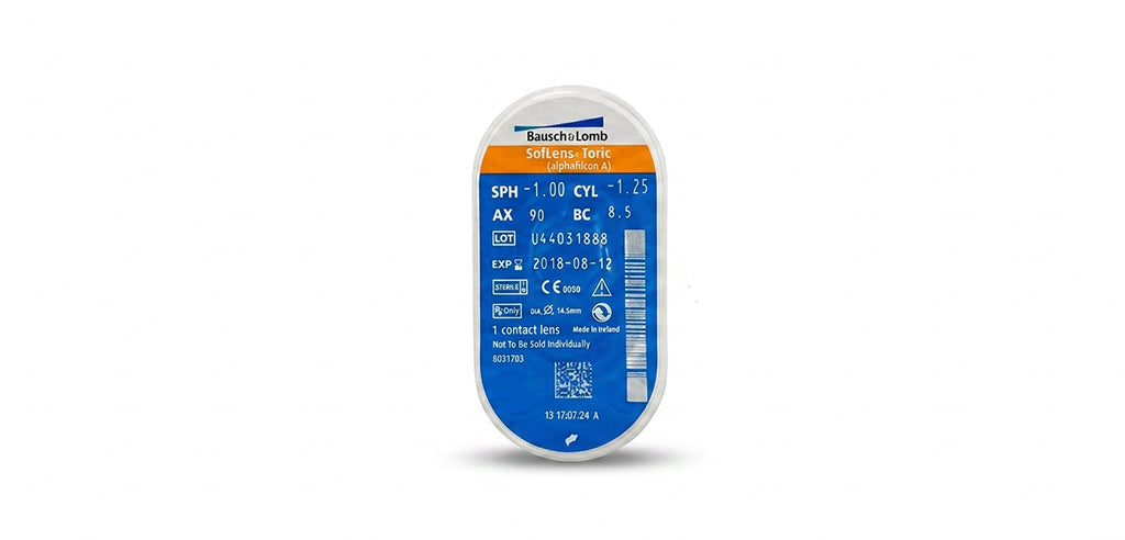 Softlens Montly Toric Power Contact Lenses - 1 Lens Pack