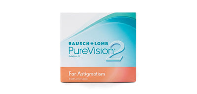 Purevision Montly Toric Power Contact Lenses - 6 Lens Pack