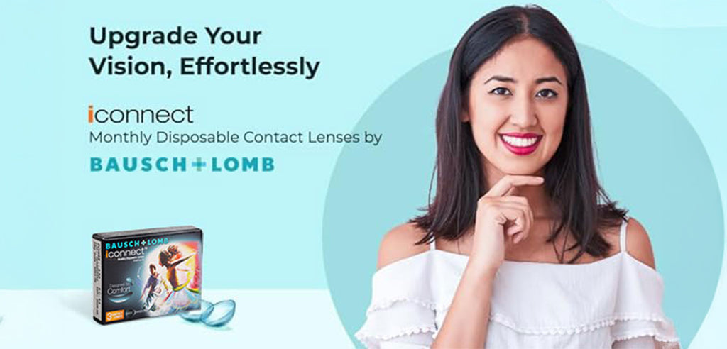 iconnect Monthly Spherical Power Contact Lenses - 3 Lens Pack