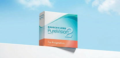 Purevision Montly Toric Power Contact Lenses - 6 Lens Pack