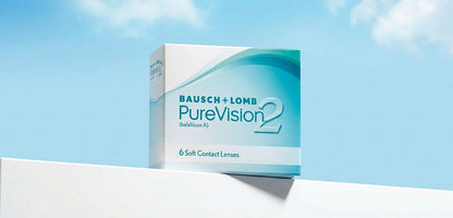 Purevision Monthly Spherical Power Contact Lenses - 6 Lens Pack