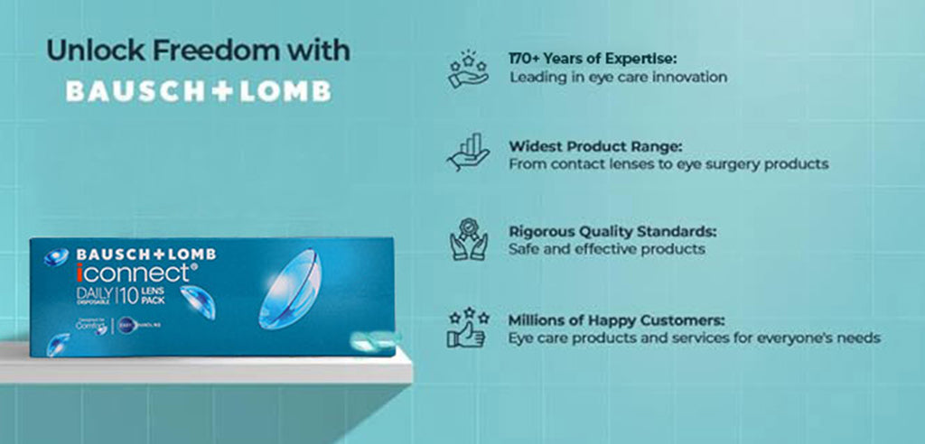iconnect Daily Spherical Power Contact Lenses - 10 Lens Pack