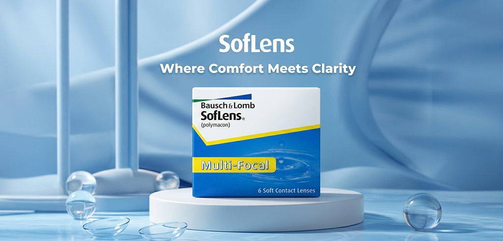 Softlens Multifocal Power Contact Lenses - 6 Lens Pack