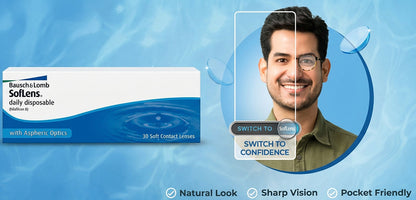 Softlens Daily Spherical Power Contact Lenses - 30 Lens Pack