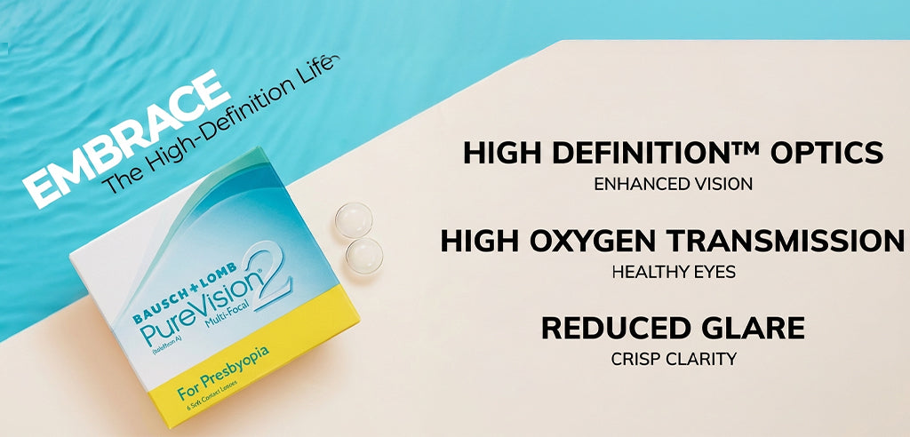Purevision Multifocal Power Contact Lenses - 6 Lens Pack