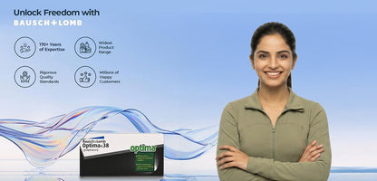 Optima Yearly Spherical Power Contact Lenses - 1 Lens Pack