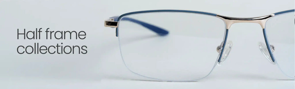 Modern Halftime Frame Half-Frame Eyeglasses | Specsmakers - Specsmakers | The Eyewear Expert