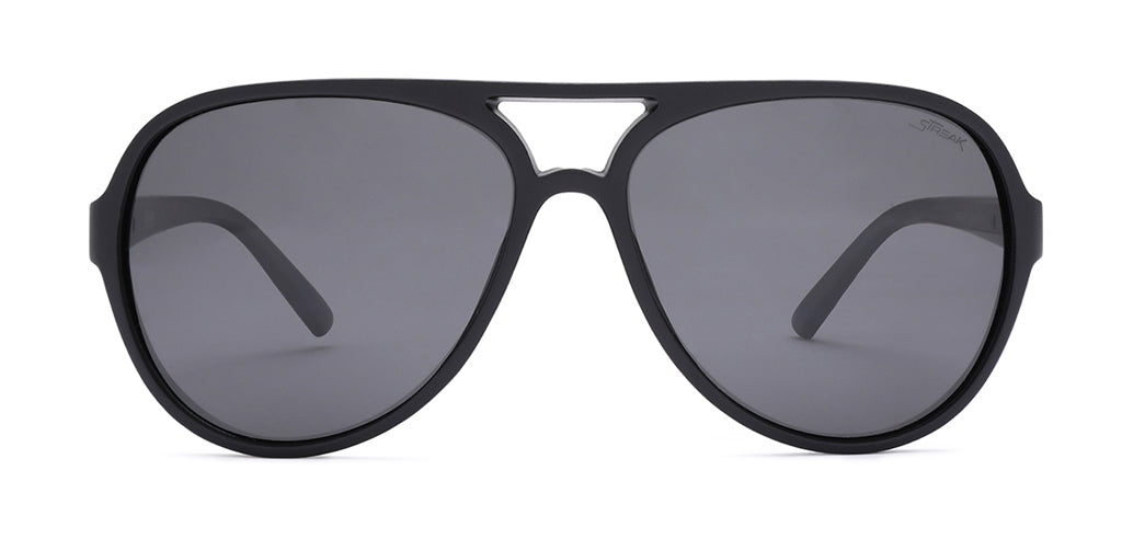 Streak Polarized Unisex Sunglasses Full Frame Pilot Medium 56 TR90 SM Specsmakers Frame your World
