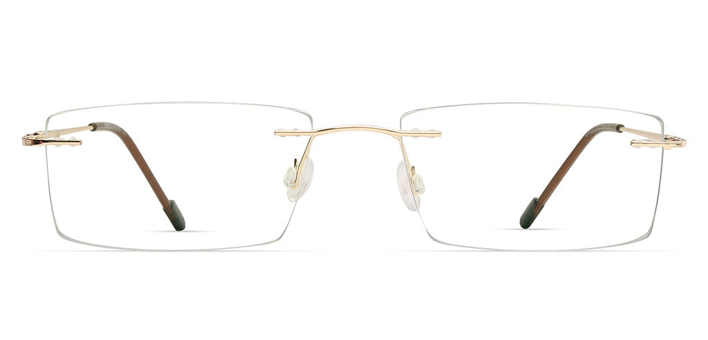Specsmakers Lightanium Unisex Eyeglasses Rimless Rectangle Medium 51 M ...