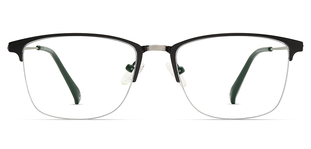 Specsmakers Blue Zero Unisex Computer Glasses Half_Frame Square