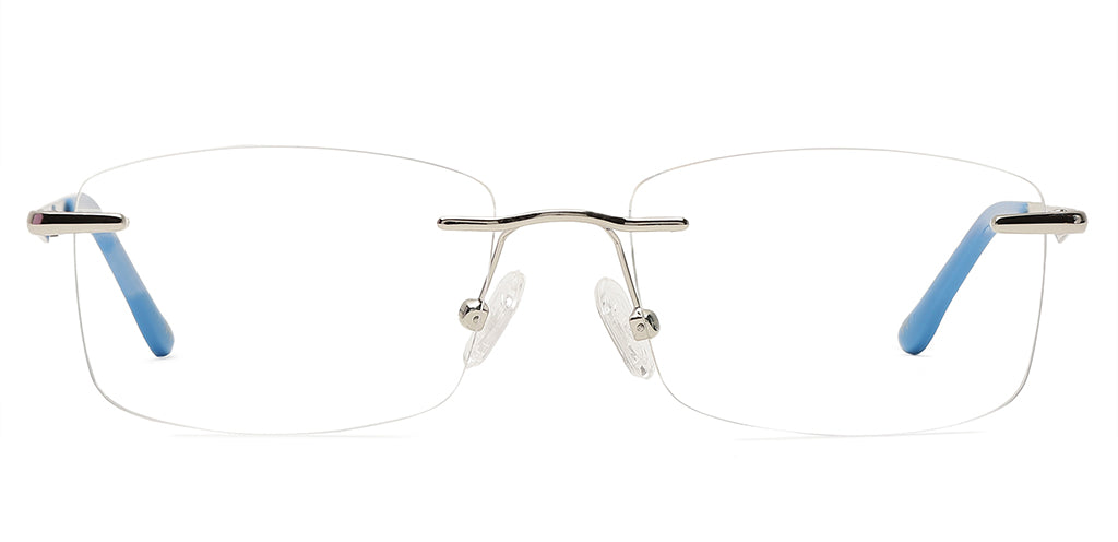 Computer Glasses Rimlessr Frame Happster Blue Zero Unisex Computer Glasses Rimless Rectangle Extra Sma ...