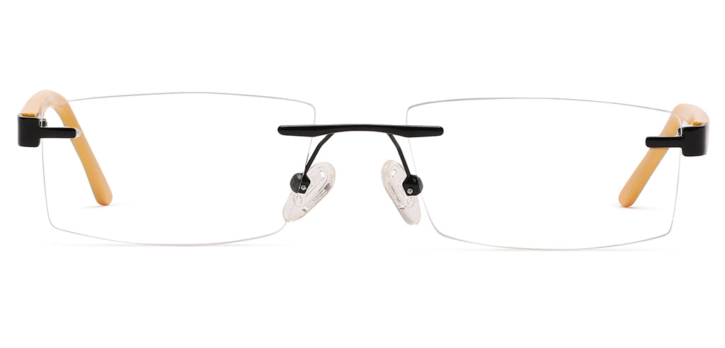 Specsmakers Lightanium Unisex Eyeglasses Rimless Rectangle Medium 51 M  Specsmakers Frame your World