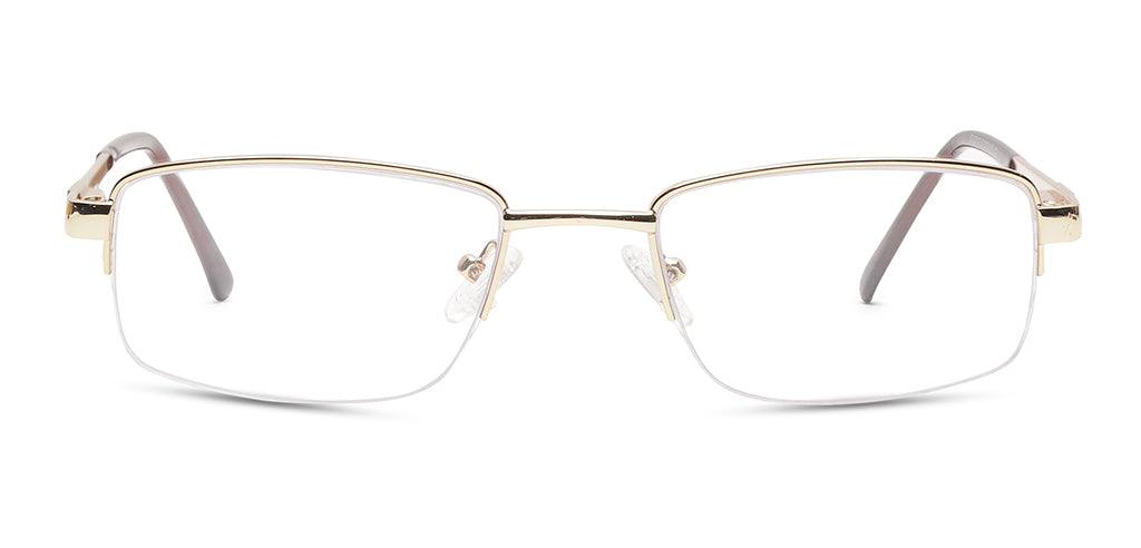 Specsmakers Blue Zero Unisex Computer Glasses Halfframe Rectangle Medi ...