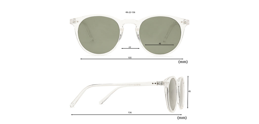 White_Transparent_with_Green_Lens