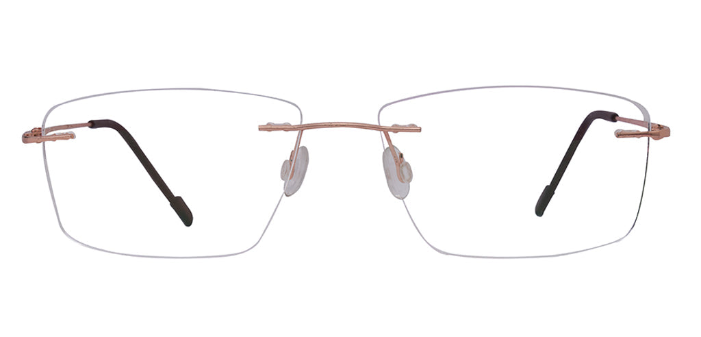 Specsmakers lightanium Unisex Eyeglasses Rimless Rectangle Large 53 Me ...