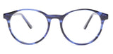 Full Frame Round Acetate Eyeglasses