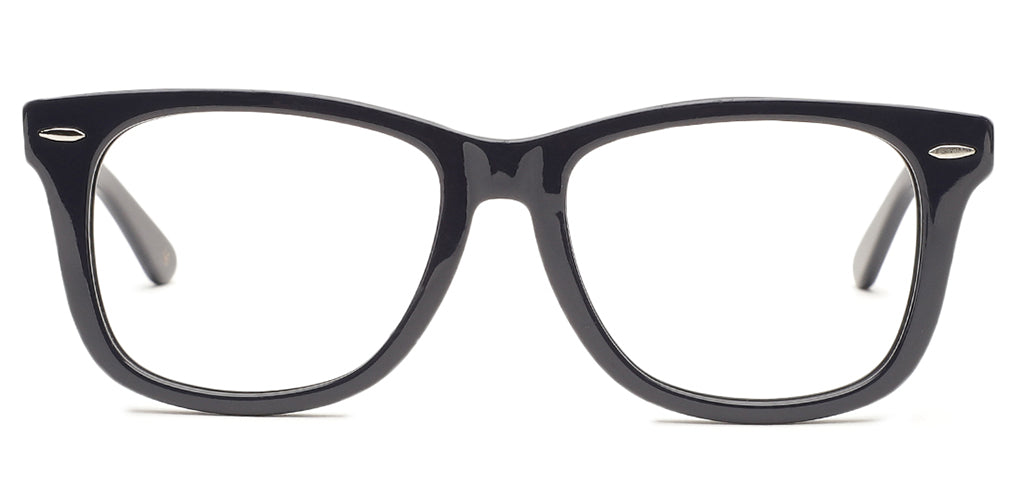 Lenses Clear Thick Frame Glasses Translucent Gray Hipster Acetate